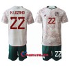 Virallinen Fanipaita + Shortsit Meksiko Hirving Lozano 22 Vieraspelipaita MM-Kisat 2022 - Lasten